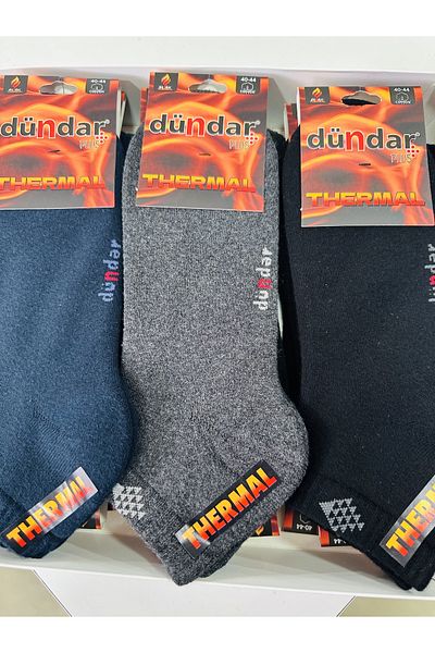 Dündar men's thermal booties socks 3 pcs