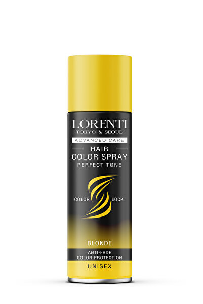 LORENTİ Geçici Renkli Saç Spreyi - Atlın Sarı (GOLD) Blonde 150 ml Mech