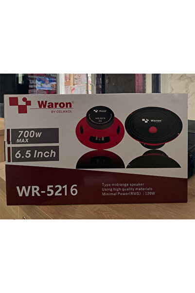 oto Waron WR-5216 700W 6.5 ınch midrange Oto Hoparlör