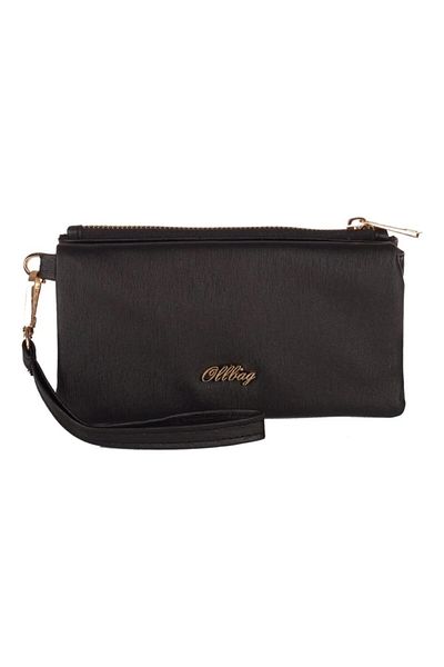 Favori Çanta Women's Multi-Compartment Multi-Card Holder Location Location Phone Covered Detachable Jumpsuit Soft Leather Large Wallet