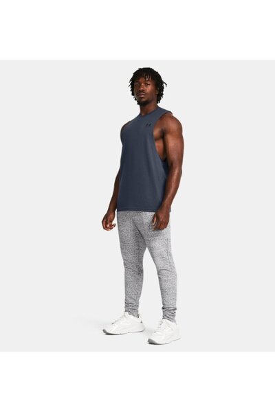 Under Armour 1380843-011 UA Rival Terry Jogger Gri Erkek Slim Fit Eşofman Altı