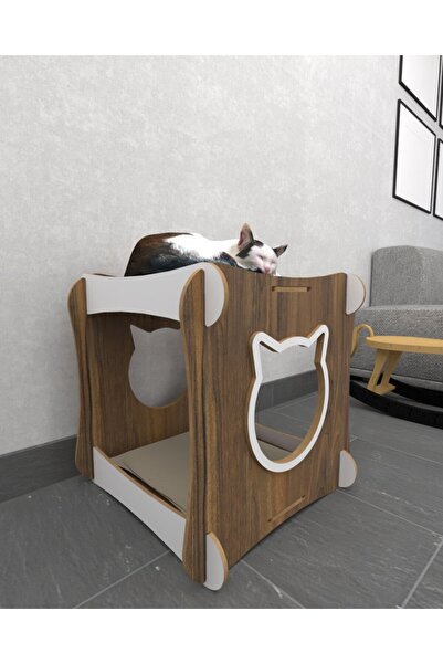 Hzm Collection Büyük Kedi Evi Xxl 2 Katlı