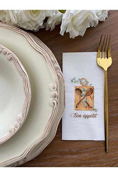 busrasdesign مناديل تقديم المطبخ من بون أباتيت، 16 قطعة