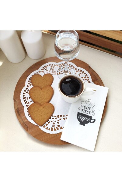 busrasdesign منديل تقديم القهوة الأول 16 قطعة