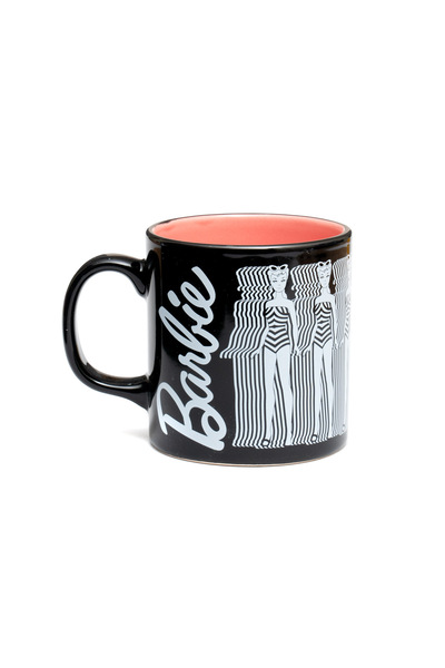 Space License Barbie Siyah-Beyaz Mayolu Kahve Kupası