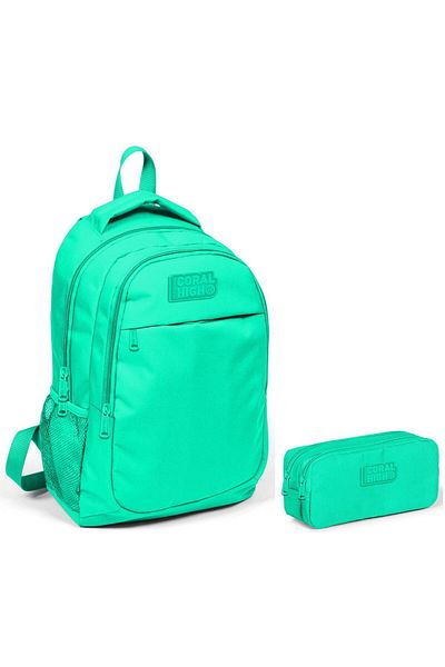 Yaygan Set de geanți și suporturi pentru creion pentru fete Coral High Green