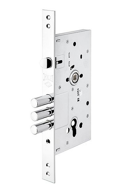 KALE Lock 252 R Monoblock Recessed Steel Door Lock Chrome (BAREL INCLUDED)