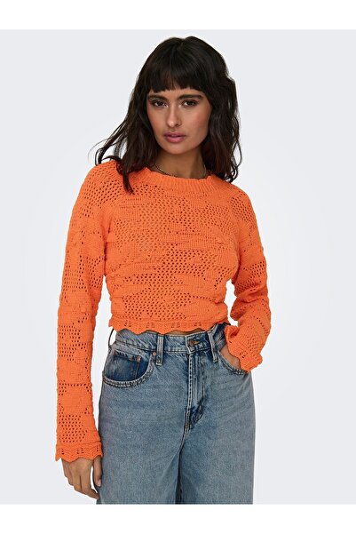 ONLY Arkası Dekolteli Örme Kazak 15317706