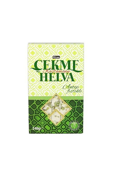 Elvan 240 Gr. Halva Pull - Pistachio (1 Pack)