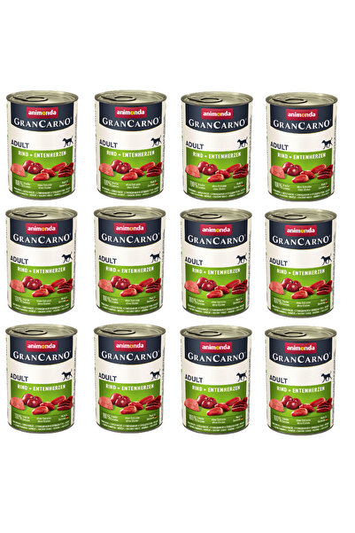 Animonda Grancarno Sığır ve Ördekli Köpek Konservesi 400 Gr. X 12 Adet