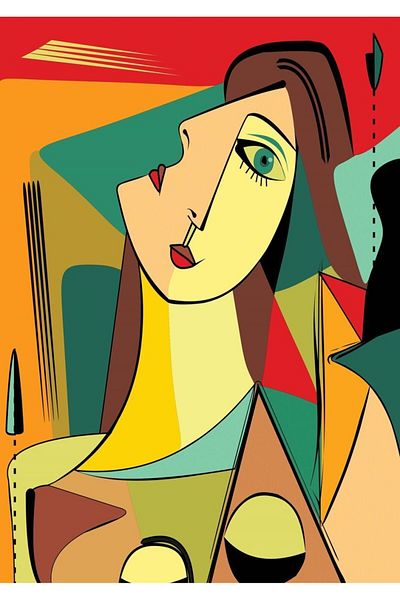 Nova Puzzle 2x1000 Piece Cubist Portrait And Abstract Faces Puzzle Set