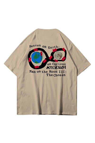 Adrift تيشيرت رجالي للجنسين على القمر 3 كيد كودي تاش