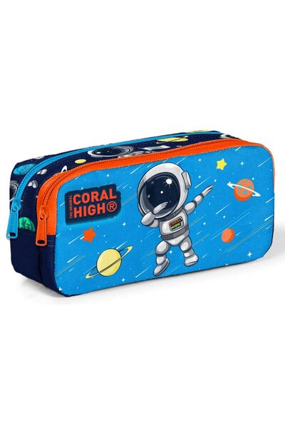 Coral High Синій Astronot Рюкзак для початкової та середньої школи та набір пенала