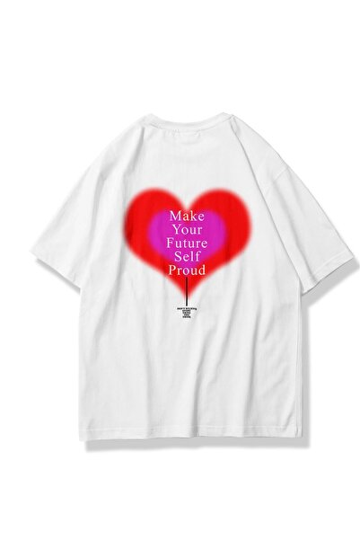 Tarzsokak Tricou alb unisex „Make Your Future”.