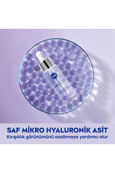 NIVEA 30 ml Brightt256 - Intense Moisturizing Cellular Expert Filler Serum - Hyaluronic Acid Plumping