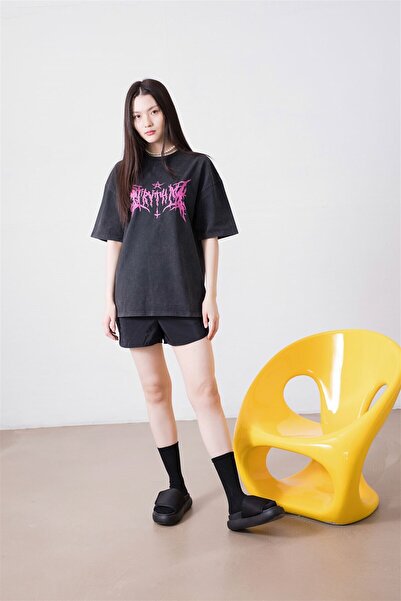 Adrift Μπλουζάκι Unisex Gothic Harajuku Anthracite