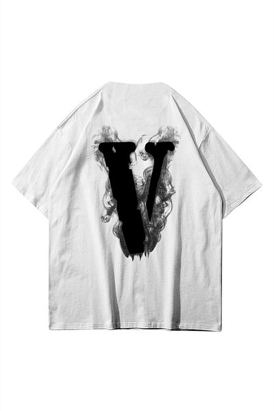 FANBOX SHOP Λευκό μπλουζάκι Unisex Vlone