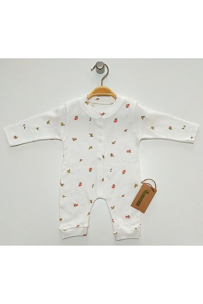 nc gift Cotton Interlock Front Snaps Baby Jumpsuit Without Booties