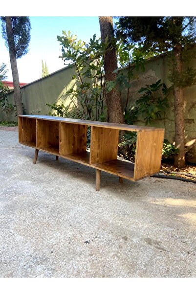 ratolye Masif Ahşap Plak ve Pikap Dolabı - Rpt24