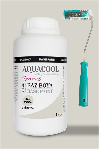Aquacool Trend Çok Amaçlı Geri Dönüşüm Boyası - Akrilik Boya - Baz Serisi 1 Kg