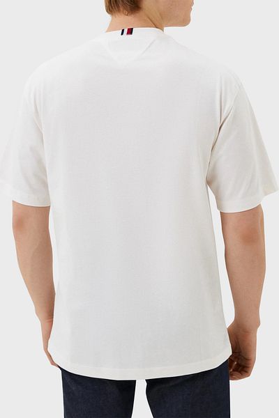 Tommy Hilfiger Cotton Relaxed Fit Crew Neck T Shirt Men's T SHIRT MW0MW32619 YBR