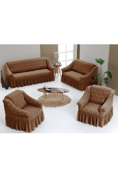 Bright Home Ζακάρ πολυθρόνα, καναπές, κάλυμμα καναπέ-κρεβάτι, μοτίβο περιτυλί...