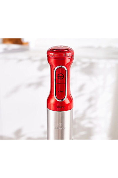 Karaca Mastermaid Prosteel Hand Blender Imperial Red Inox 1500 W