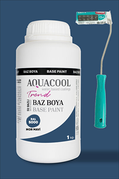 Aquacool Trend Çok Amaçlı Geri Dönüşüm Boyası - Akrilik Boya - Baz Serisi 1 Kg