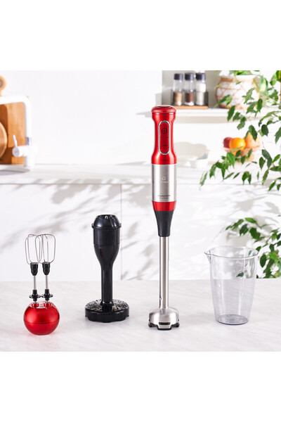 Karaca Mastermaid Prosteel Hand Blender Imperial Red Inox 1500 W