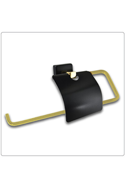 banyosepeti Suport pentru prosoape de hârtie cu capac auriu Suport pentru pro...