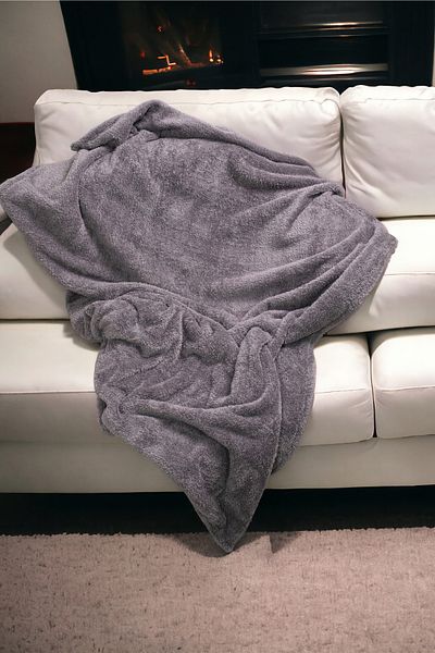 Skhome Wellsoft Single TV Blanket (btnytv-01-Anthracite)