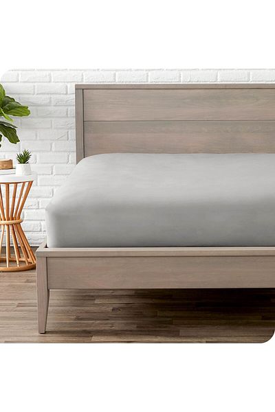 Zeren Home ملاءة سرير مطاطية مزدوجة 100% من القطن