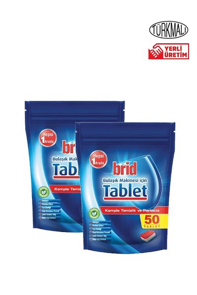 Brid Dishwasher - Tablet Brid 50 Pieces X 2 Pieces