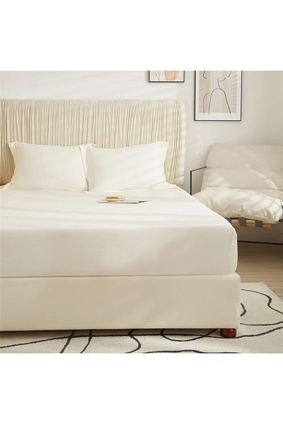 Zeren Home 100% Cotton Double Elastic Sheet