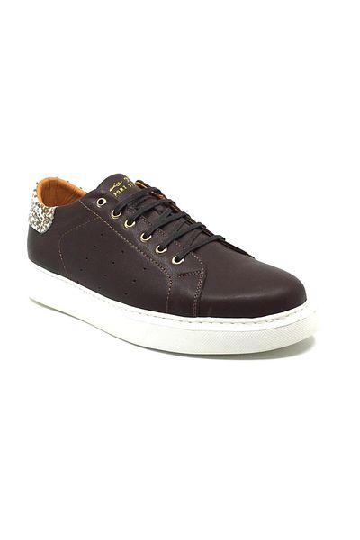 Çetintaş Luis Figo Orthopedic Men's Sneakers - Genuine Leather, Comfortable, New Season, Large Size 45-50