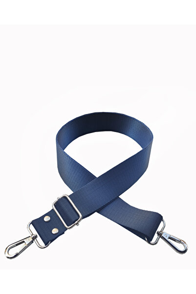 Kemer Dünyası Τσάντα με αξεσουάρ σε ασημί χρώμα Λουράκι ώμου Απλό σκούρο μπλε