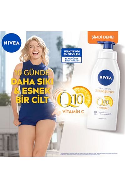 NIVEA Q10 + Vitamin C 400 ml - 48 Hour Body Moisturizing Firming Lotion