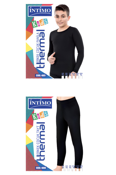 uniquehobby Χειμερινό Σετ Θερμικά Εσώρουχα για αγόρι