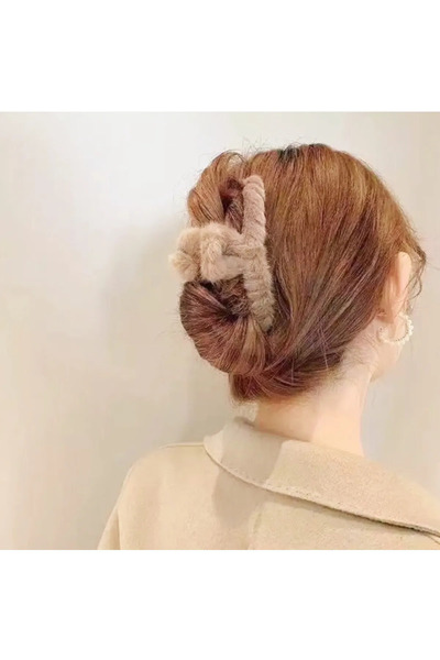 Wanderlust Brand New Latch Plush Buckle Mixed Color Hair Clip Women Children ...