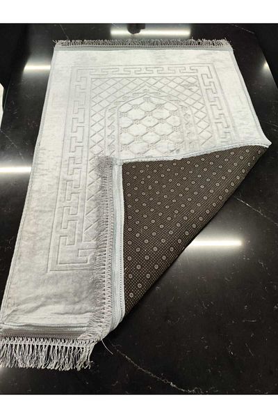 ZSM ELİSA LİFE Digital Printing Plush Prayer Rug