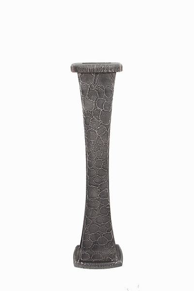 HobiMax 60 cm Decorative Wooden - Silver Italian Antique Vase