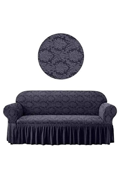 Bright Home طقم أريكة جاكار لثلاثة أشخاص - أريكة، غطاء سرير أريكة وغطاء أريكة...