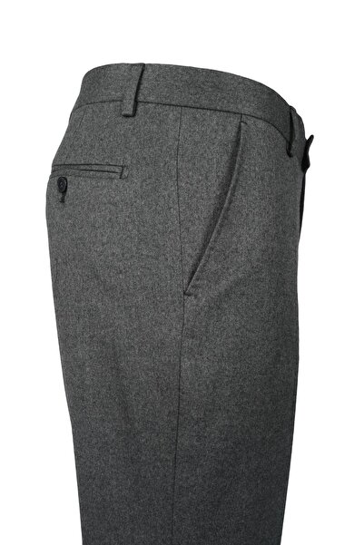 Cengiz İnler Cengiz Inler Flanel Pamuklu Regular Fit Erkek Kumaş Pantolon