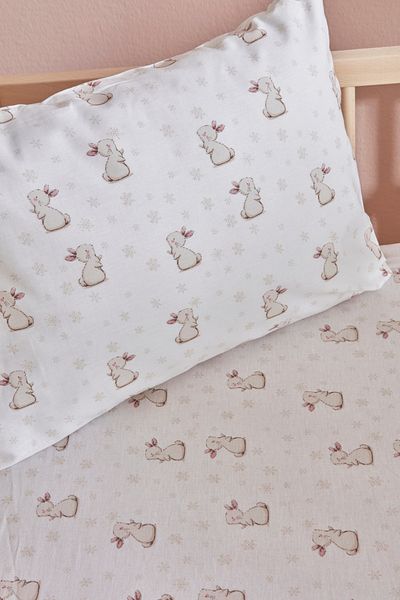 Karaca Home Baby Rabbit Pillow Sheet Set