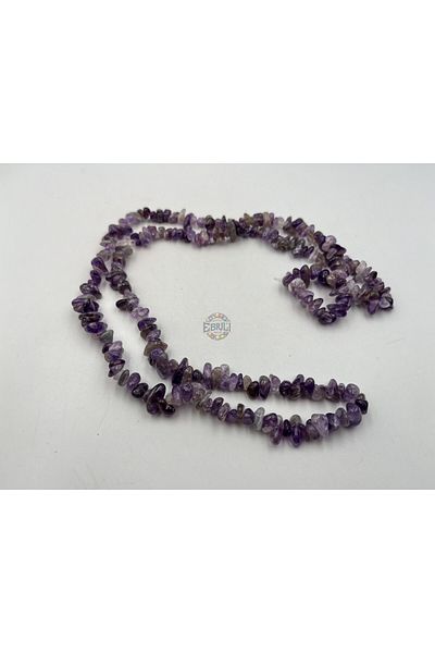 Ebruli Boncuk Culoare deschisă Ametist Piatră naturală spartă Mărgele Accesoriu Bijuterii Colier Brățară (1 șuviță)