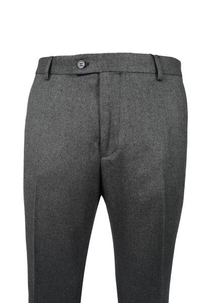 Cengiz İnler Cengiz Inler Flanel Pamuklu Regular Fit Erkek Kumaş Pantolon