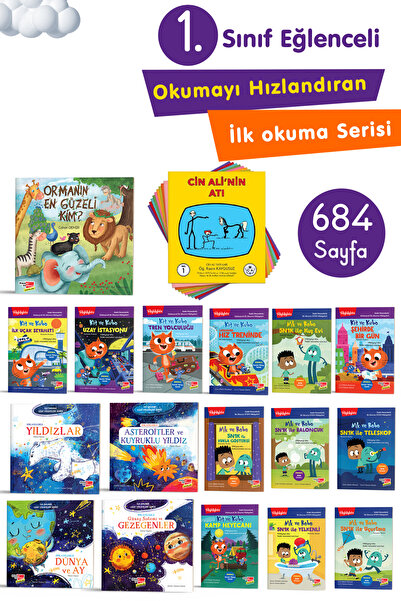 Dikkat Atölyesi Yayınları 1. Sınıf İlk Okuma, Okuduğunu Anlama, Hızlı Okuma S...