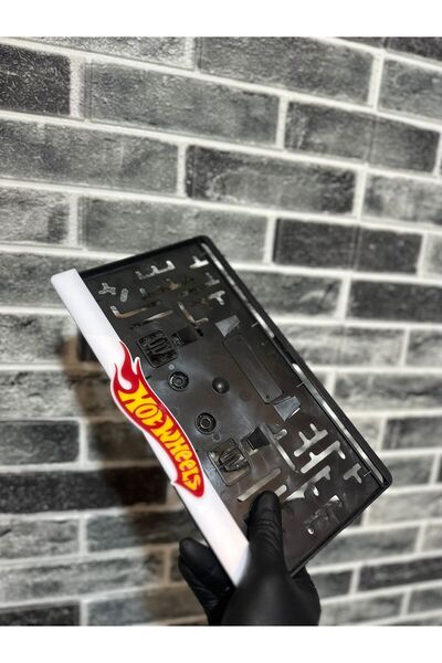 ASTUNİNG 3d Hotwheels Kare Pleksi Plakalık