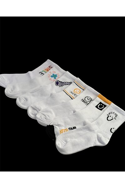 çorapdunyam 7-пальцевий набір веселих тенісних шкарпеток з карикатурними емодзі-персонажами