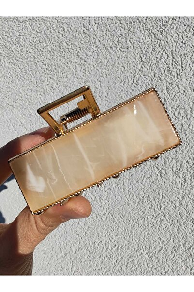 İLKYAZ مشبك معدني مستطيل فاخر بيرليسسينت - إكسسوارات